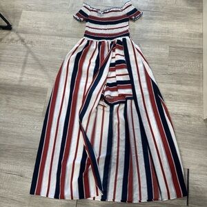 J for Justify Multicolor Striped Maxi Dress